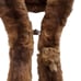 Vintage Brown Fur Mink Scarf