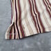 Polo Ralph Lauren Vintage Men's Brown Beige Vertical Striped Henley Shirt size L