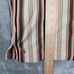 Polo Ralph Lauren Vintage Men's Brown Beige Vertical Striped Henley Shirt size L