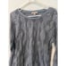 FLAX Women's Long sleeve shirt textured Woven Linen Lagenlook Minimalist Sz M