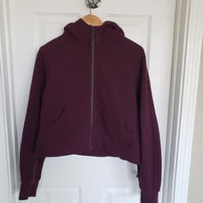 Lululemon Oversized Scuba crop full zip