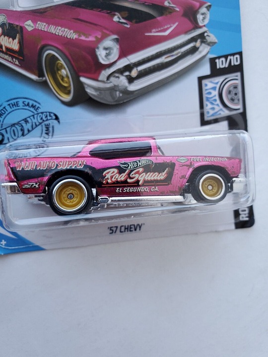 2020 Hot wheels Super Treasure Hunt STH #'57 Chevy Pink Collectible