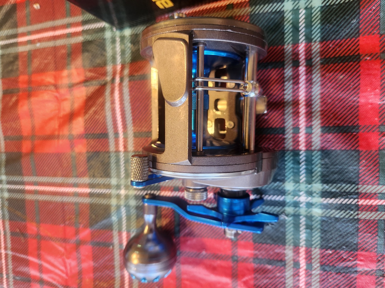 burning shark trolling reel