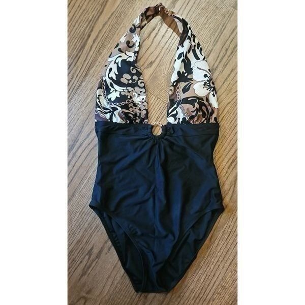 SESSA Sexy Haulter Conturing One-Piece Swimsuit Women's Size 10