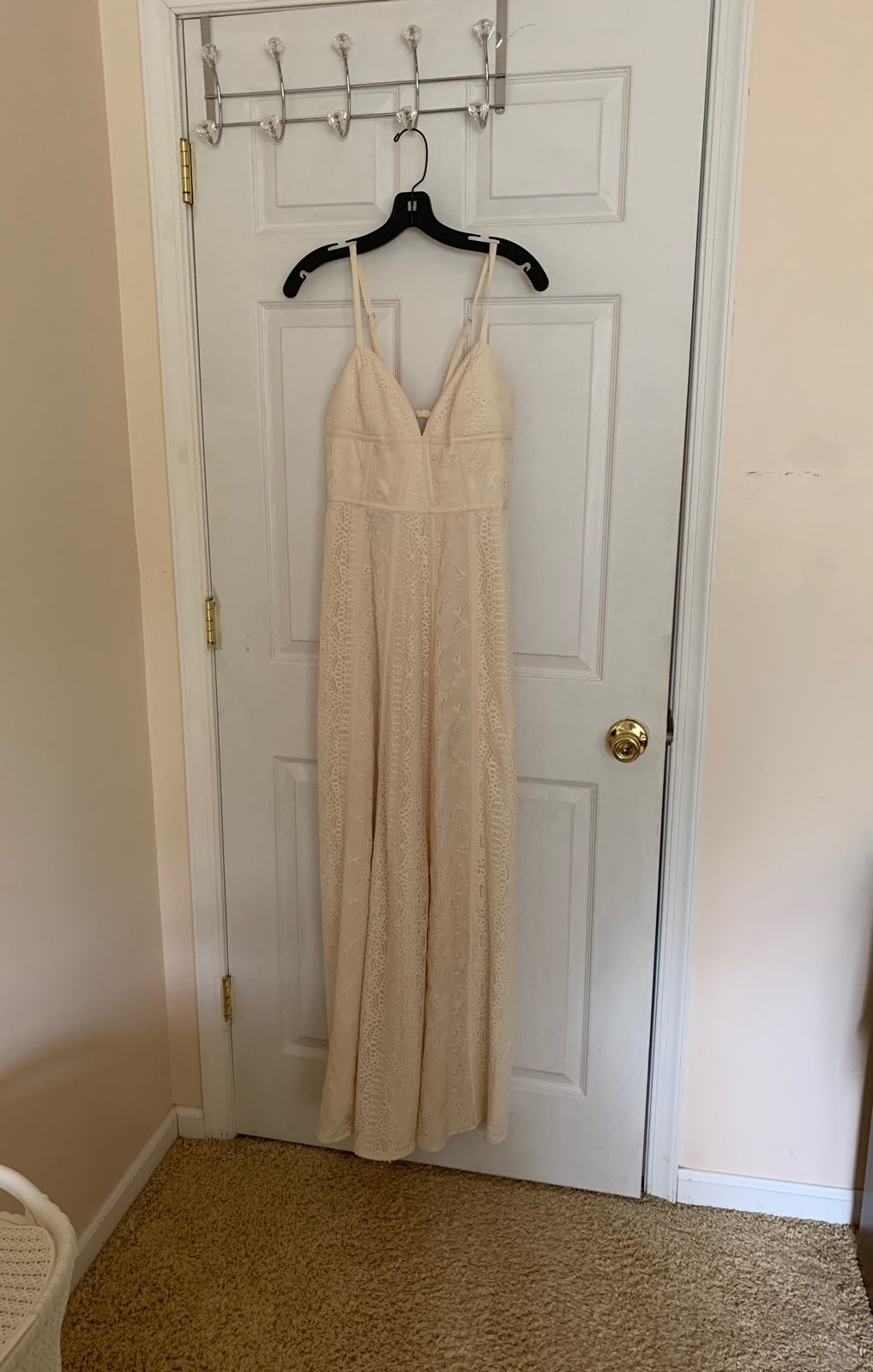 Embroidered maxi Dress BCBGMAXAZRIA