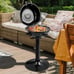1600W Electric BBQ Grill w Precise Temperature Control & Grease Collector Black