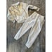 Clipper Bay Windbreaker Suit Jacket & Pants Nylon Vintage 90s NWT Small Metallic