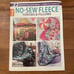 No-Sew Fleece Craft Bundle Fabric & 2 Instruction Books UNUSED Blankets Kids