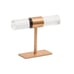 KENDRA SCOTT Rose Gold Med Acrylic Metal T Bar Jewelry Bracelet Stand Display*
