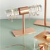 KENDRA SCOTT Rose Gold Med Acrylic Metal T Bar Jewelry Bracelet Stand Display*