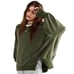 NWT We the Free Camden Distressed Green Moss Adventurer Sweatshirt Size Medium