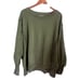NWT We the Free Camden Distressed Green Moss Adventurer Sweatshirt Size Medium