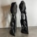 Vintage Carved Ironwood African Art Wood Giraffe Bookends Figure