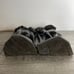 Vintage Carved Ironwood African Art Wood Giraffe Bookends Figure