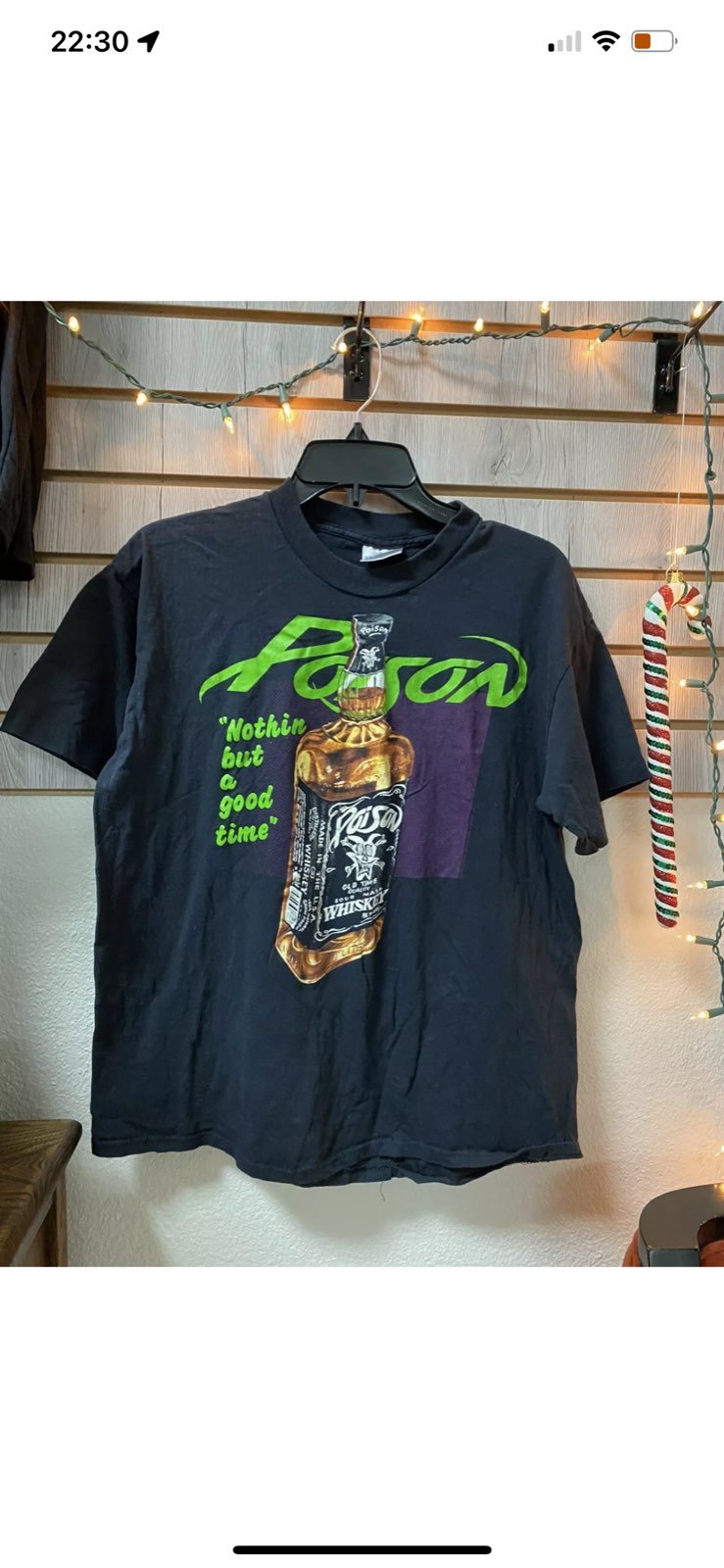 Vintage poison shirt