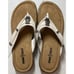 Minnetonka Moccasins Sandals Womens Shoes Size 8 White Leather Thongs