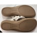 Minnetonka Moccasins Sandals Womens Shoes Size 8 White Leather Thongs