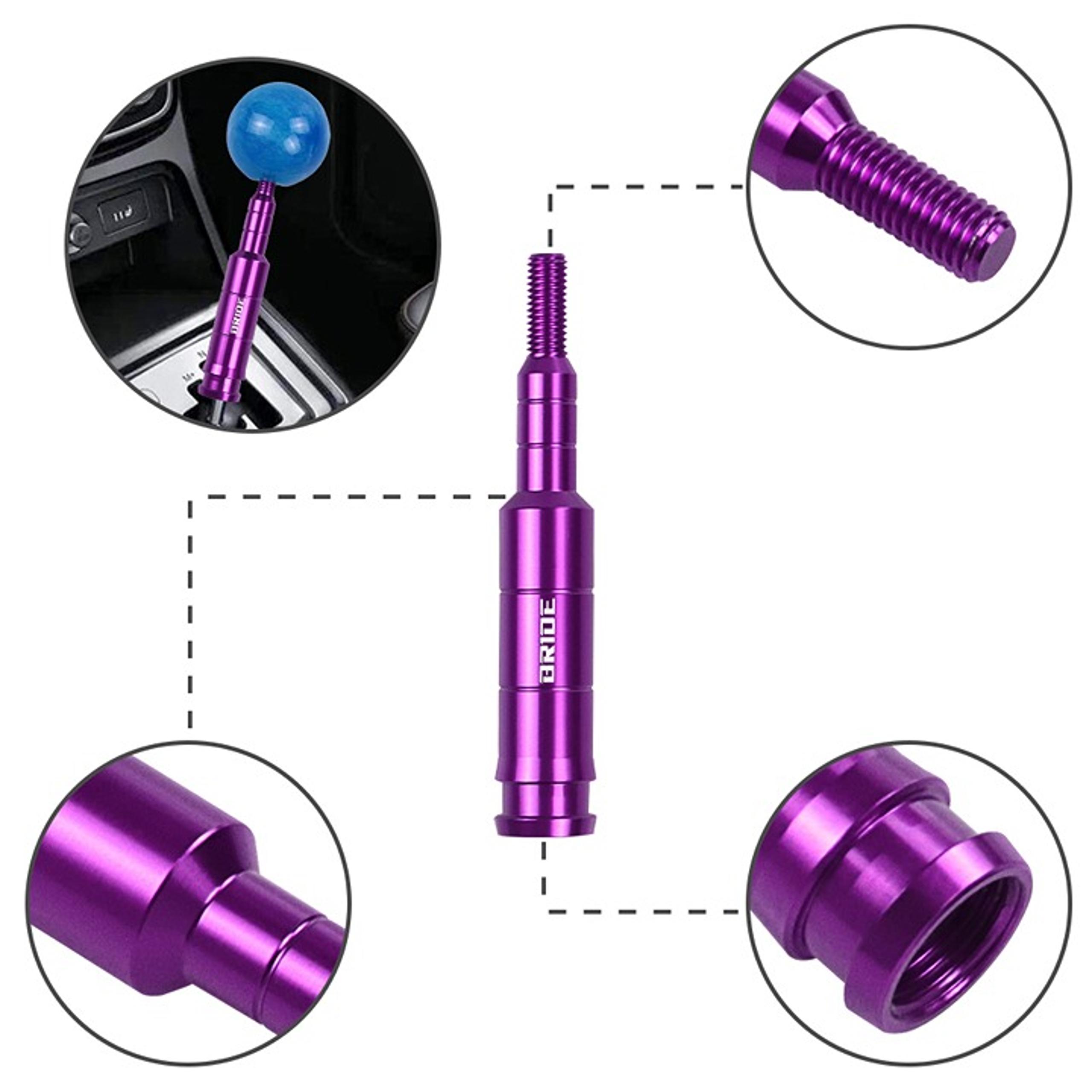 New BRIDE Purple Shift Knob Extension Gear Shifter Extender For Honda M10X1.5