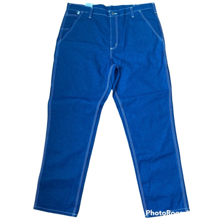 Mens Carhartt Dungaree Fit Designed For Rental Carpenter Jeans 40x34 Dark Blue
