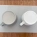 New Japanese Porcelain (Living Talk) cekitay coffee tea cup & saucer 2 sets!