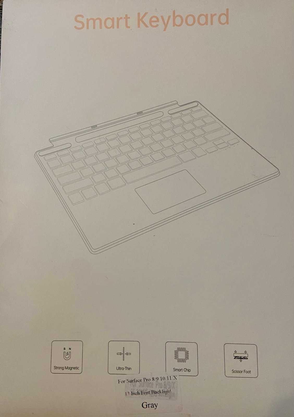 Smart Keyboard For Microsoft Surface Pro - Smart Keyboard. Ultra-Thin.