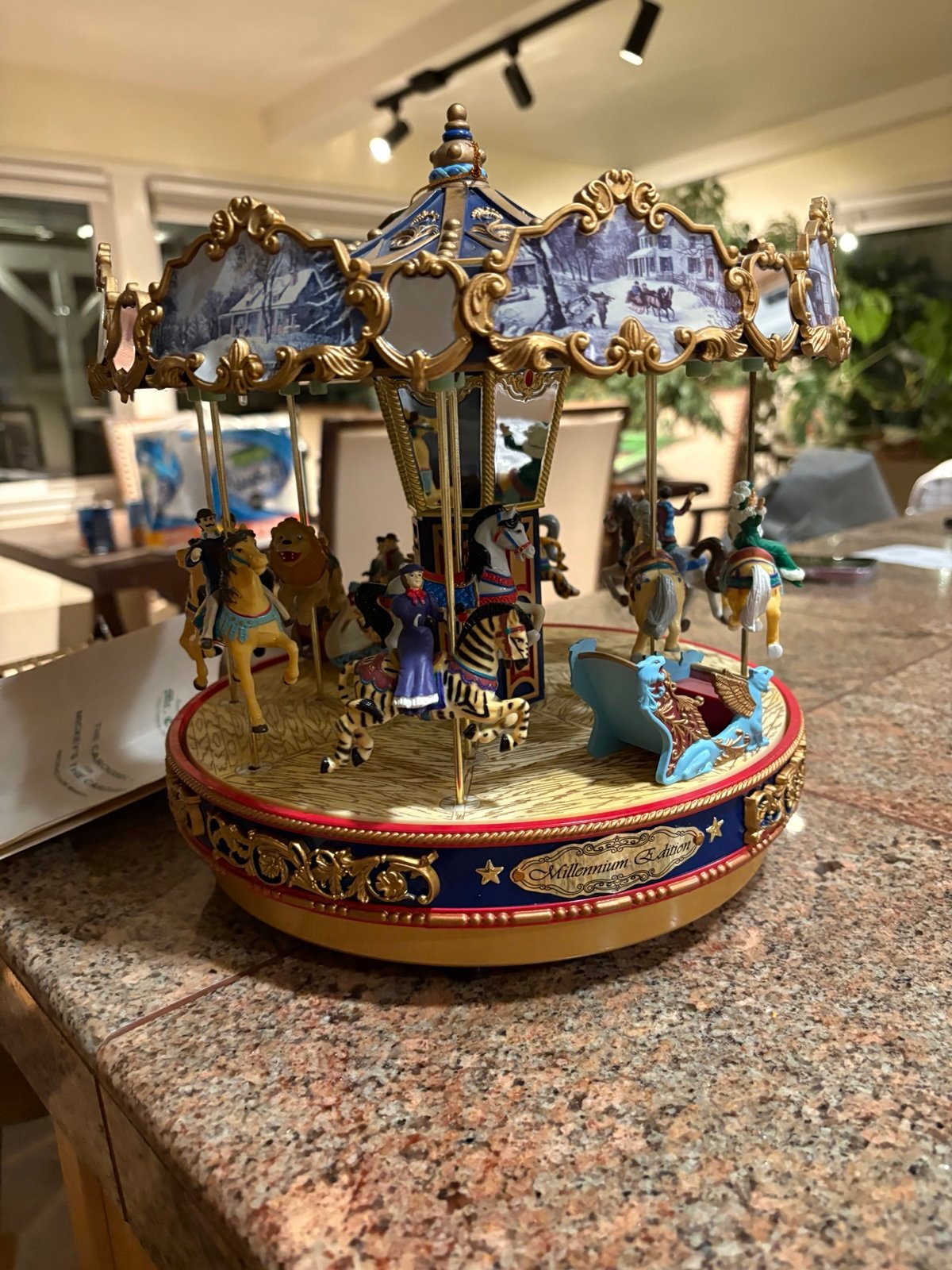 Mr Christmas Carousel Millennium Edition NWT
