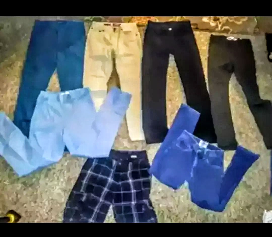 BOYS SKINNY JEANS & ONE SHORTS LOT 10PC