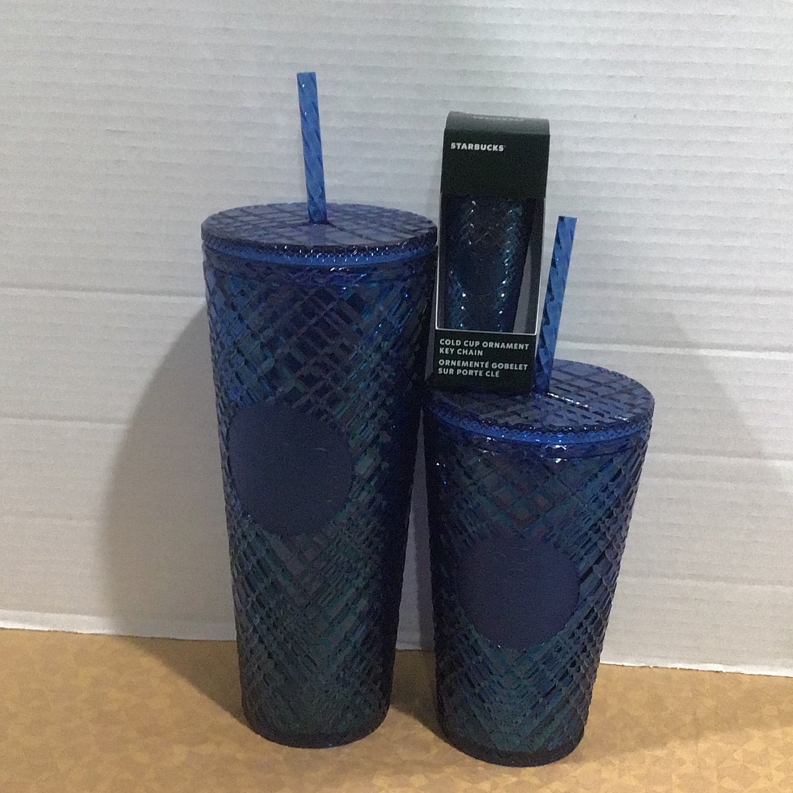 Starbucks TUMBLER SET (24oz, 16oz, & Cold Cup Key Chain)