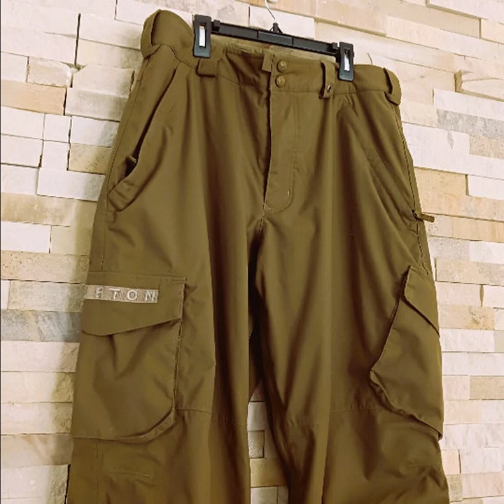 Burton sale Womens Green Medium Ski Snow Pants Snowboard Winter Waterproof Skiing Bib