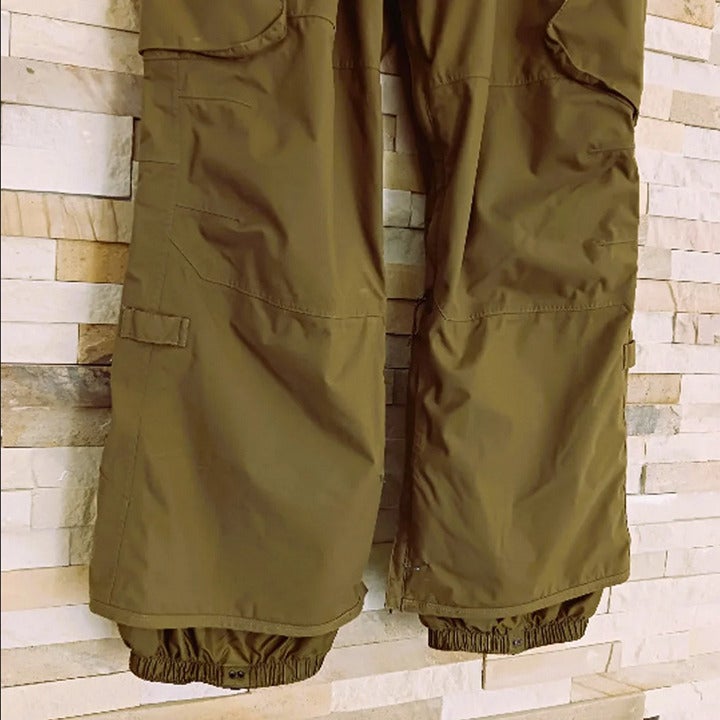 Burton sale Womens Green Medium Ski Snow Pants Snowboard Winter Waterproof Skiing Bib
