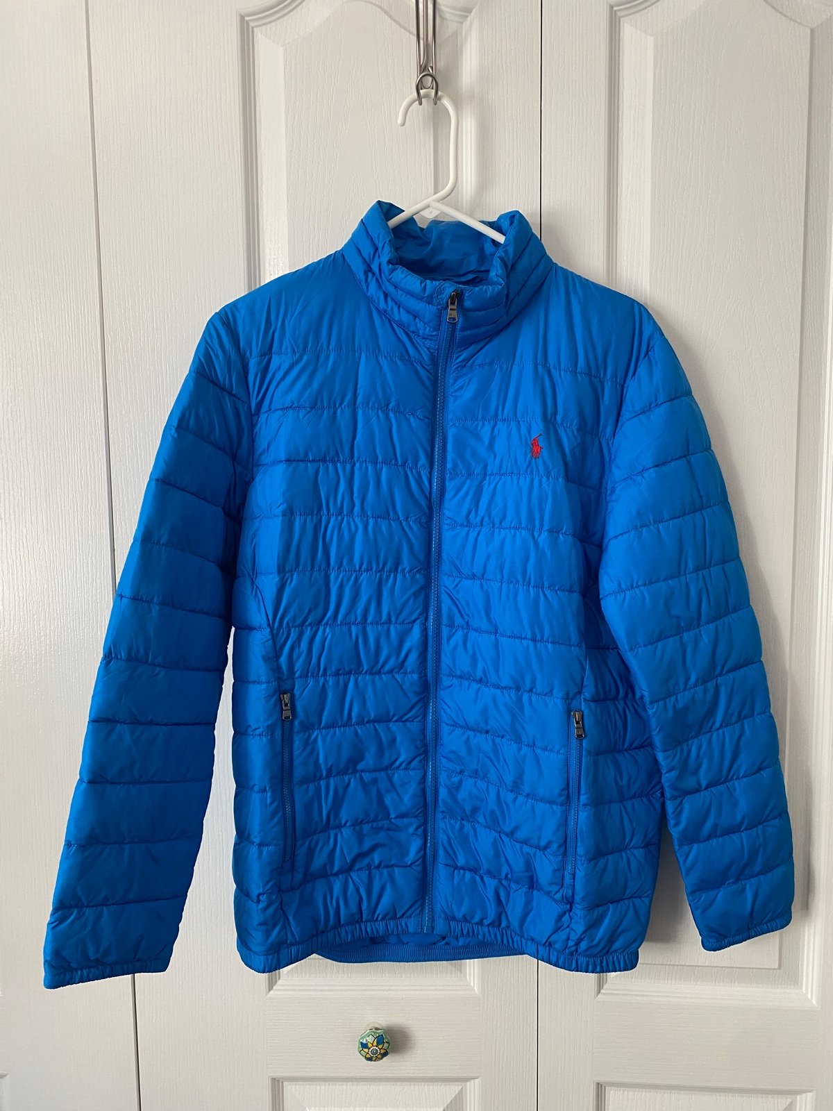 Polo Ralph Lauren Mens Blue puffer jacket
