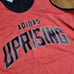 Adidas Uprising 2 in 1 Jersey Two Sided Navy Red Silver Men's Size XL New