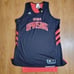 Adidas Uprising 2 in 1 Jersey Two Sided Navy Red Silver Men's Size XL New
