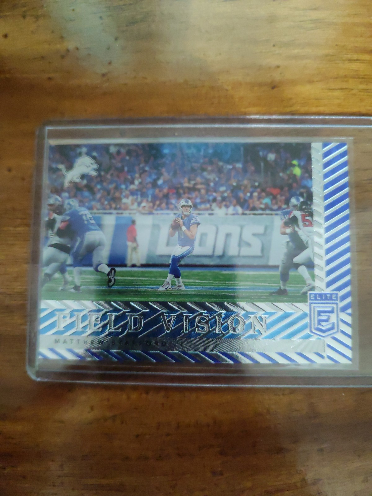 Matthew Stafford 2018 Panini Elite Field Vision RARE # 1/10