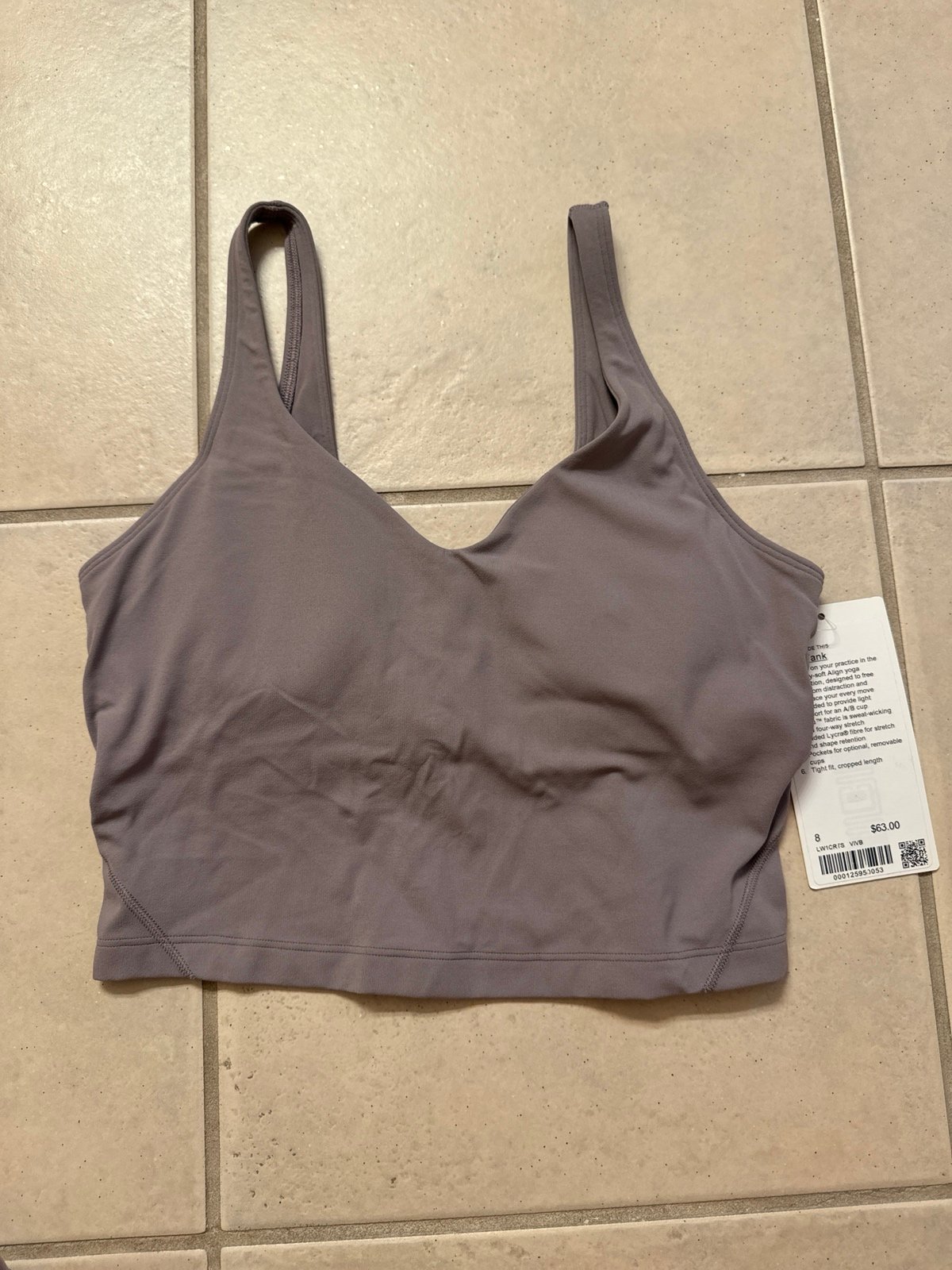 Lululemon align tank 8 NWT