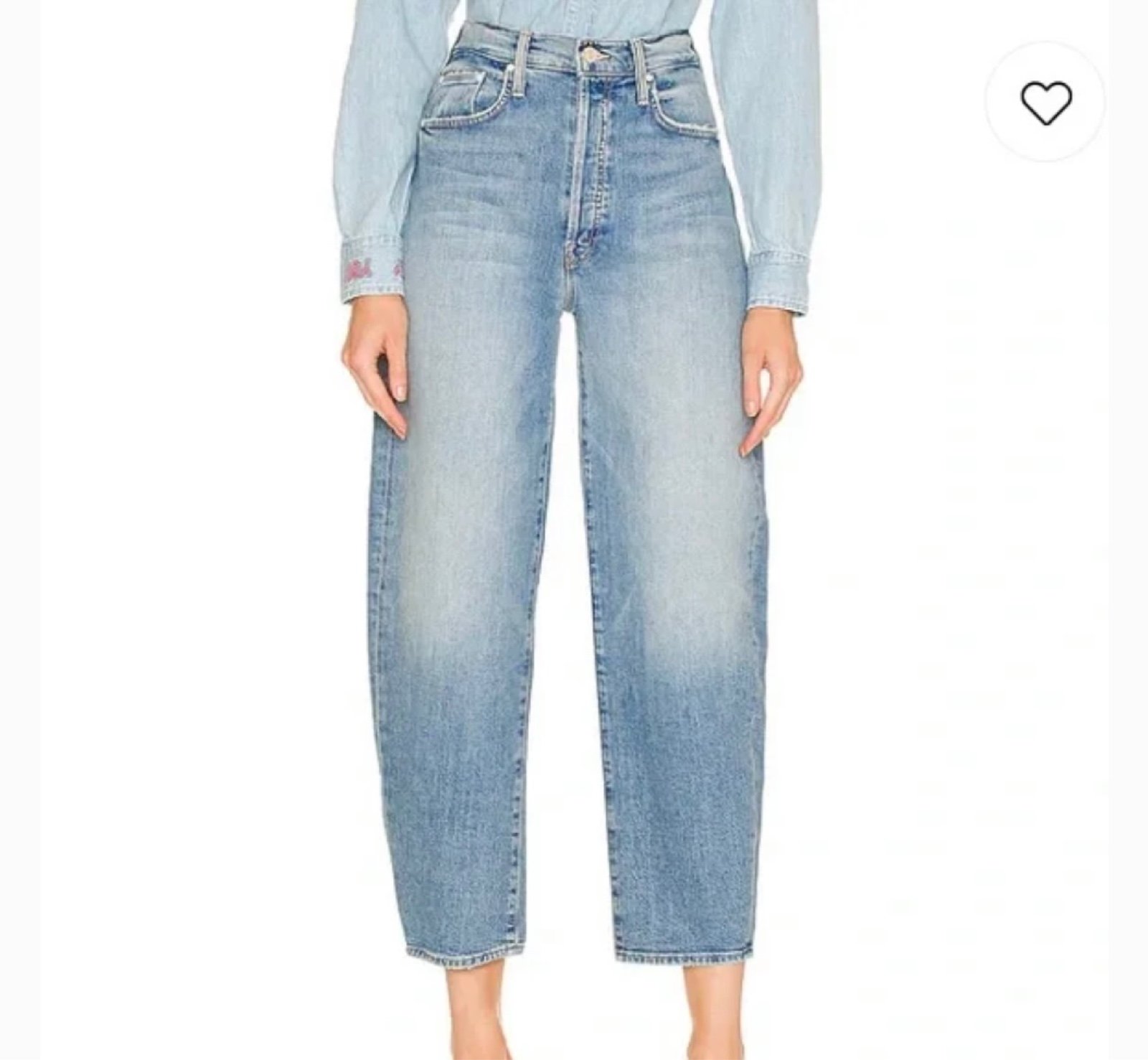 MOTHER Denim The Curbside Ankle Jeans In Secret Sister