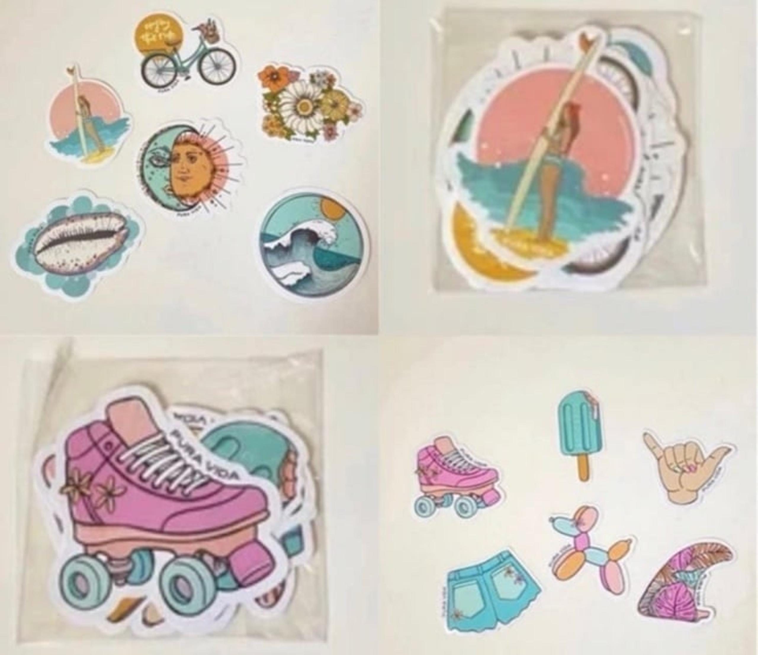 PURA VIDA 2 Retro Sticker Packs NEW!