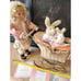 Ashton Drake Galleries Doll Victorian Make Believe Doll with Rabbit Buggy