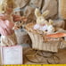 Ashton Drake Galleries Doll Victorian Make Believe Doll with Rabbit Buggy