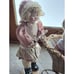 Ashton Drake Galleries Doll Victorian Make Believe Doll with Rabbit Buggy