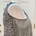 DEREK LAM 10 CROSBY 100% SILK COLD SHOULDER HALTER TOP