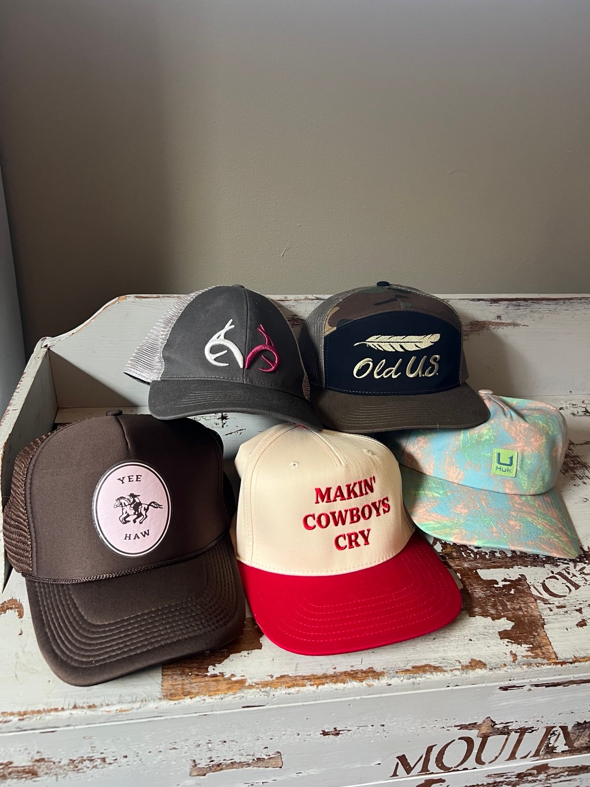 Women’s Western Southern Country Outdoor Trucker Baseball Cap Hat Bundle