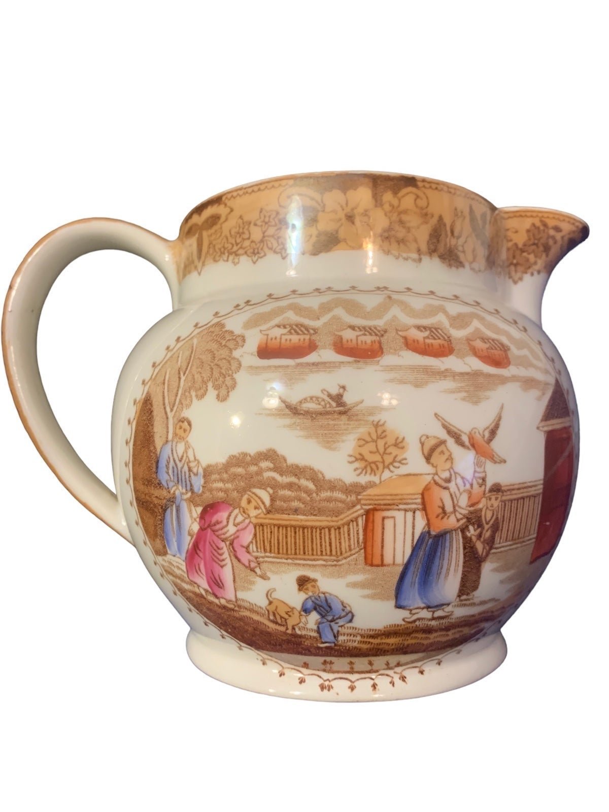 Milk Pitcher Very Boho F R Pratt Antique