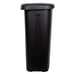 10 gal Step On Lid Lock Plastic Kitchen Trash Can, Black