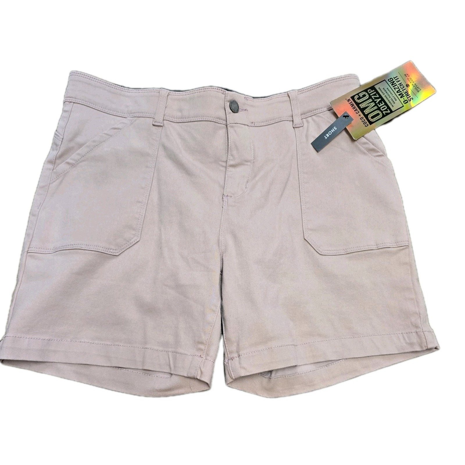 Coco + Carmen OMG Zoey Zip Stretch Pink Shorts