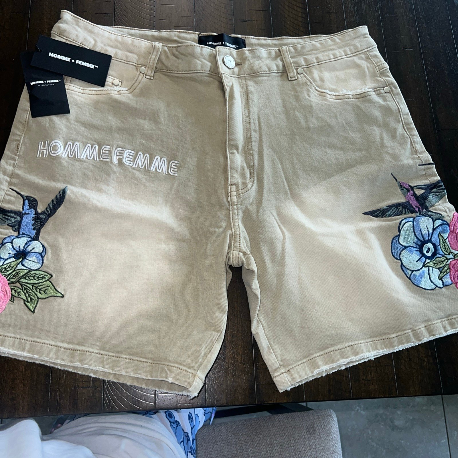 HOMME + FEMME Denim Shorts Mens Sz 38