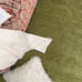Alfa Rich 4x6 Area Rugs, Solid Green Rug, Cotton Soft Modern Washable Rugs