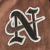 Nike Corduroy Swoosh High Brown Varsity Letterman Jacket Mens Size XL New Coat
