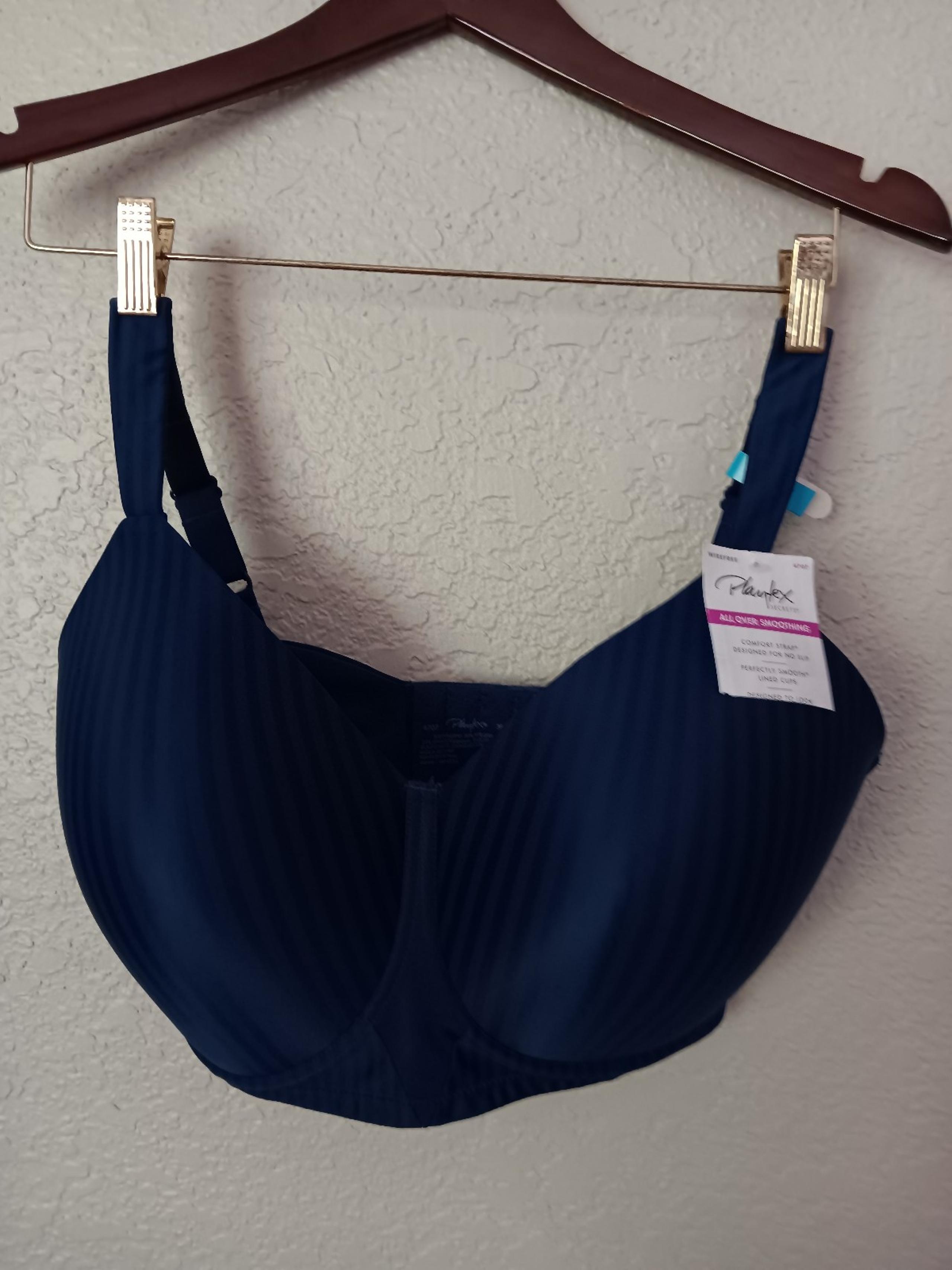 WOMANS 36DDD PLAYTEX BRA BLUE NEW