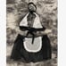 4pack Contrast Floral Lace Maid Costume Set L2